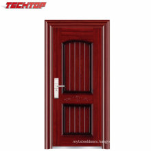 TPS-042 China Wholesale Kerala Steel Wood Laminate Door Designs, Turkish House Door Model with Flower Designs